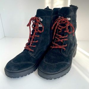 Cute hiking style combat boots